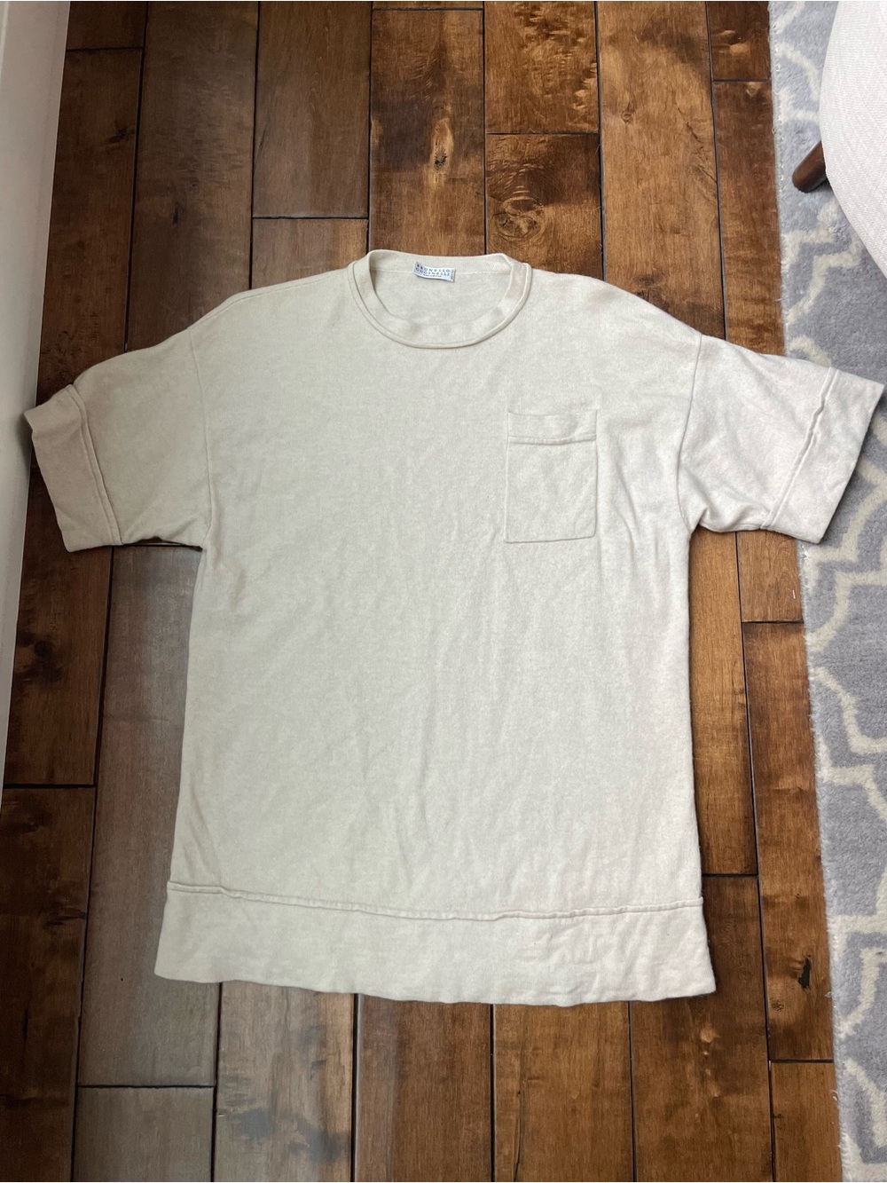 Men’s Brunello Cucinelli Size Medium Cashmere Short Sleeve Top
